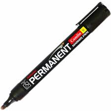 Camlin(Black) Permanent Marker with clip