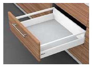 ANTARO D-HEIGHT SILK WHITE 30 KG HIGH FRONTED DRAWER FOR A NOMINAL LENGTH OF 500 MM