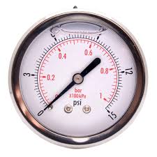 Pressure guage range 0-400 bar