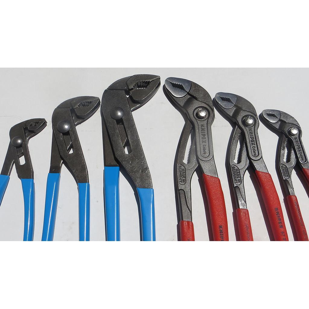5 pcs Adjustable Wrench and Plier Set 