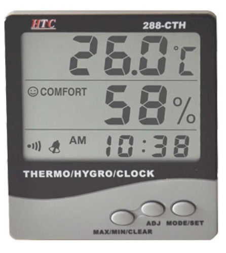 Thermohygrometer 10 to 50 C /20to 99% RH