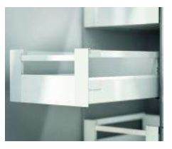 TANDEMBOX ANTARO STAINLESS STEEL SPACE TOWER FOR CABINET WIDTHS UPTO 600 MM HAVING 1 M-HEIGHT 30 KG DRAWER AND 4 D-HEIGHT 30 KG DRAWERS