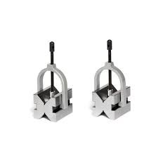 Non Magnetic V Block With U-Clamps Range 80 x 80 x 63mm