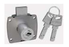 MULTIPURPOSE LOCK, FOR 25 MM THICK DRAWER, STAINLESS STEEL 1,00,000 KEY COMBINATION