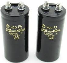 Capacitor 2200 MFD/450 VDC