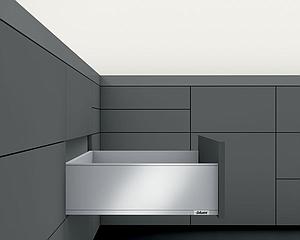 LEGRABOX PURE C-HEIGHT 40 KG ORION GREY MATT INNER DRAWER WITH A DESIGN ELEMENT FOR A NOMINAL LENGTH OF 500 MM