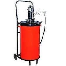 Grease pump 25 kg Grease Dispenser along with 2 Mtr. Hose & Gun Castors, Z Swivel Pressure Gauge and Pressure Plates