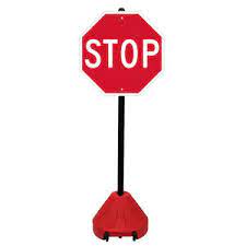 Stop sign board 450 mm
