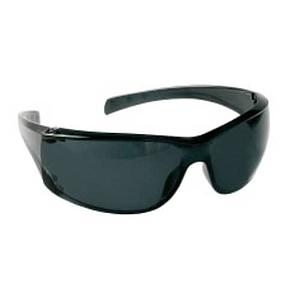 POLYCARBONATE FRAME LESS SPECTACLE WITH SQARED EDGES SMOKE LENSE HARD COATED