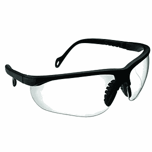 POLYCARBONATE SPECTACLE WITH CURVED EDGES AND FRAME HARD COATED LENS FOR ANTISCRATCH,CLEAR / TEMPLE LENGTH ADJUSTIBLE FOR PROPER FITMENT