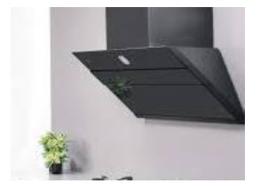 90cm Wall Mounted Filter Free Hood, Auto-open smoke panel, Electronic Iris control, Oil collector, Powerful 255W motor for extra strong suction, 58dBA Noise Level, headfree design that aids in efficient capture of smoke, 96% air filtration rate, 170mm Air outlet for a greater airflow