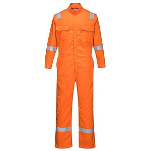 FR CLOTHING BOILER SUIT WITH REFLECTIVE TAPES - SIZE S