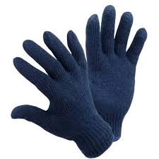 KNITTED BLUE 60 GMS HAND GLOVES