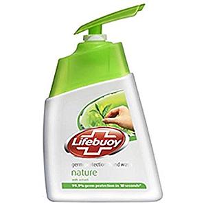 Lifebuoy Nature Handwash (Pump) - Free Refill 215 ml & 185 ml