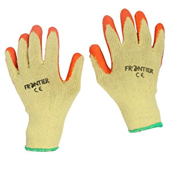 Frontier Medium Size Orange Coated Gloves